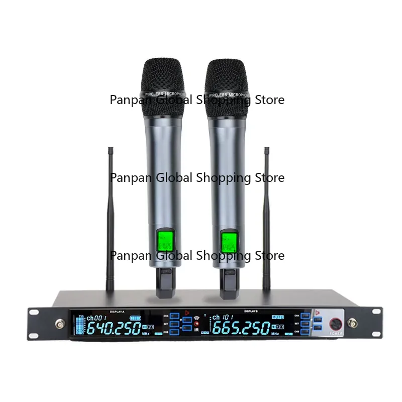 Shure Mic Sm58 - Sistema di microfoni wireless, 2 canali