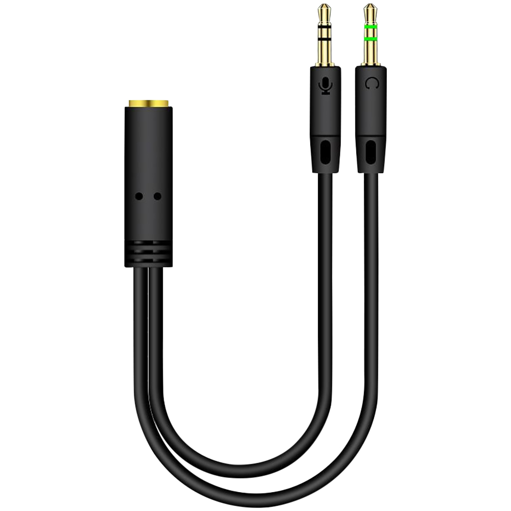 Audio Splitter Y - Jack da 3,5 mm 2 maschio